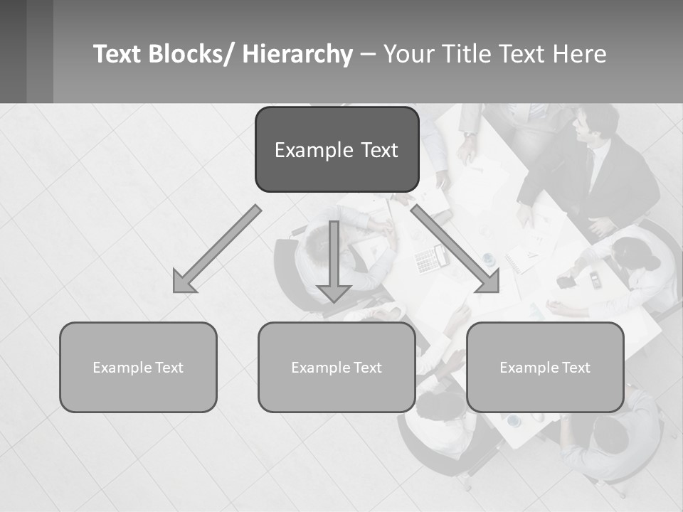 A Group Of People Sitting Around A Table PowerPoint Template