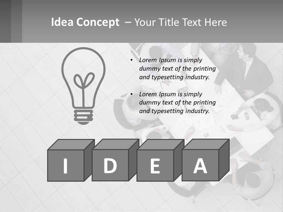 A Group Of People Sitting Around A Table PowerPoint Template