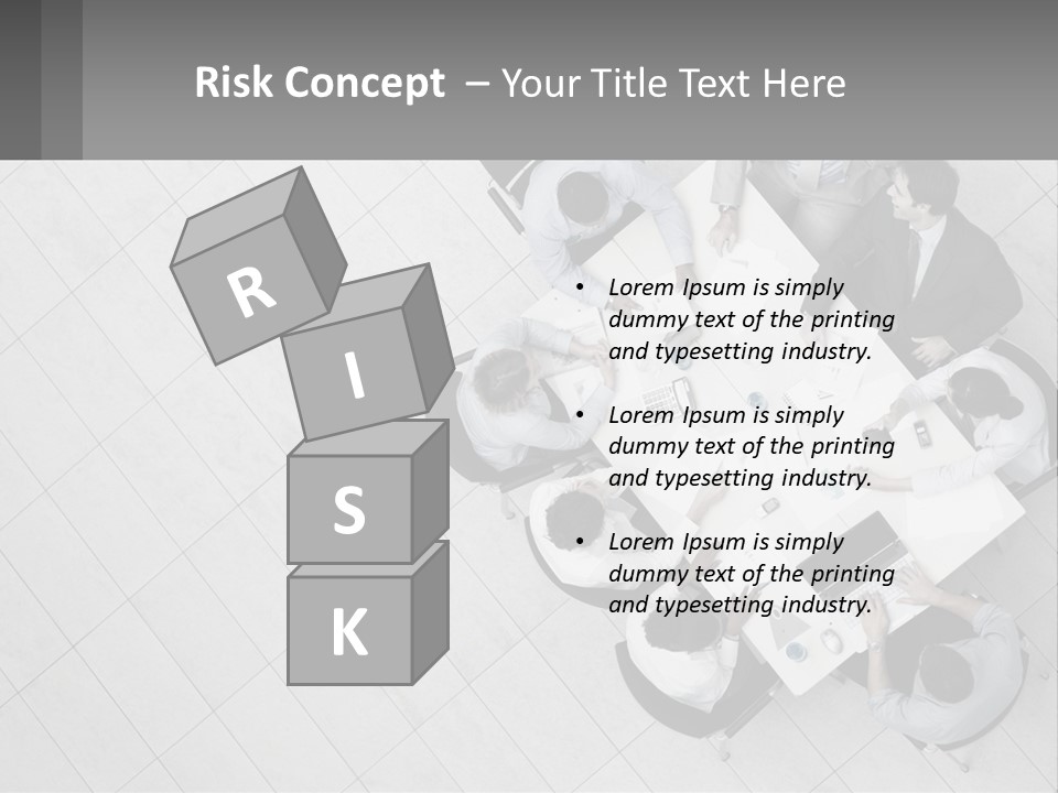 A Group Of People Sitting Around A Table PowerPoint Template