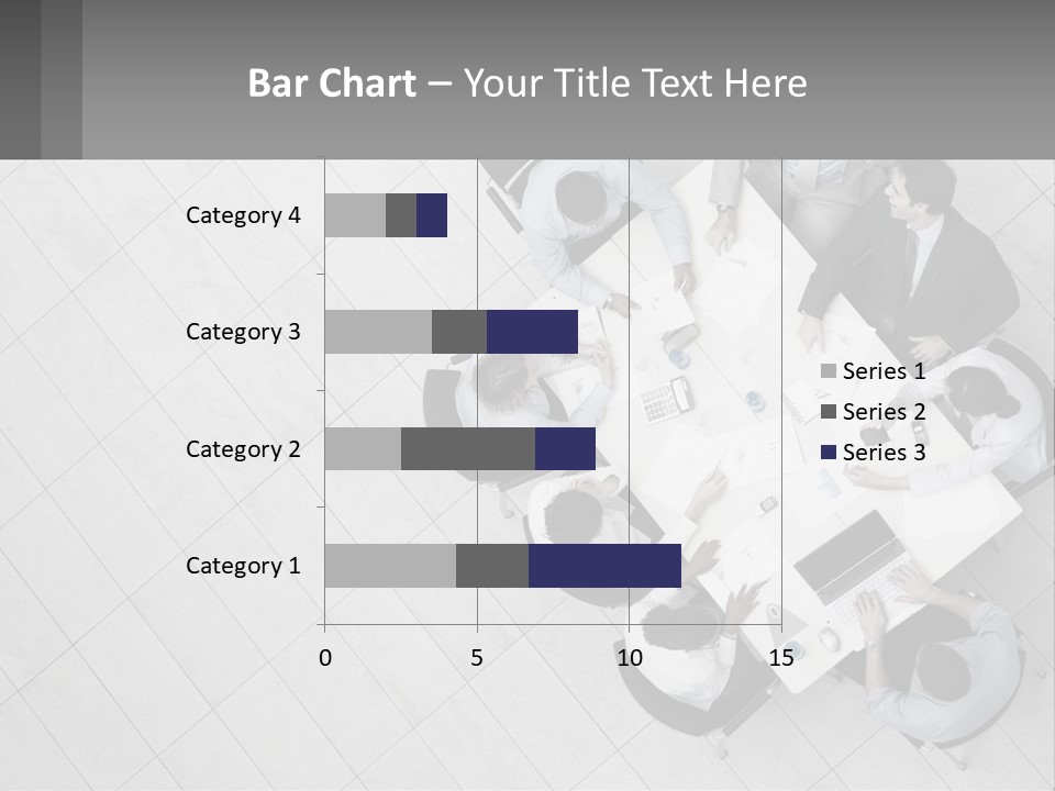 A Group Of People Sitting Around A Table PowerPoint Template