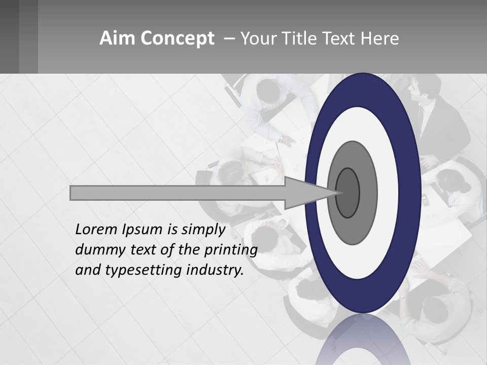 A Group Of People Sitting Around A Table PowerPoint Template