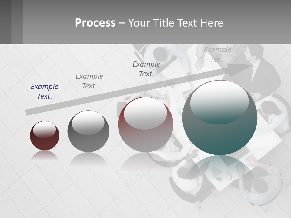 A Group Of People Sitting Around A Table PowerPoint Template