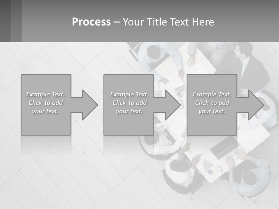 A Group Of People Sitting Around A Table PowerPoint Template