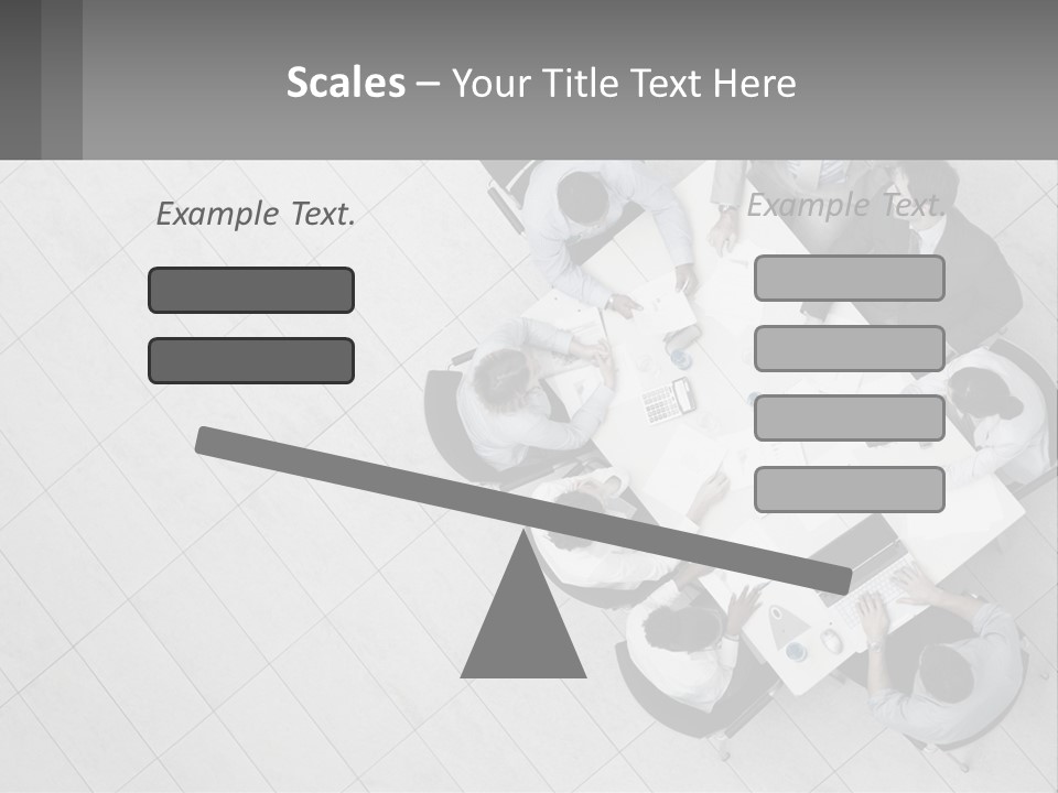 A Group Of People Sitting Around A Table PowerPoint Template