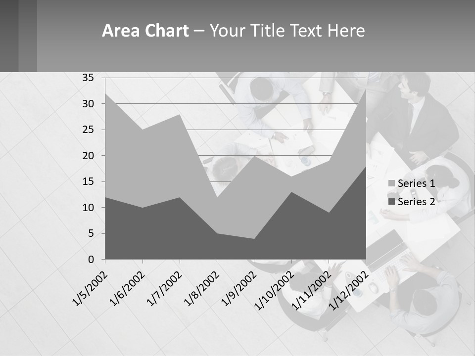 A Group Of People Sitting Around A Table PowerPoint Template