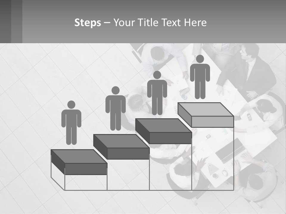 A Group Of People Sitting Around A Table PowerPoint Template