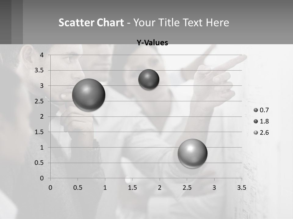 A Group Of People Looking At A Whiteboard PowerPoint Template