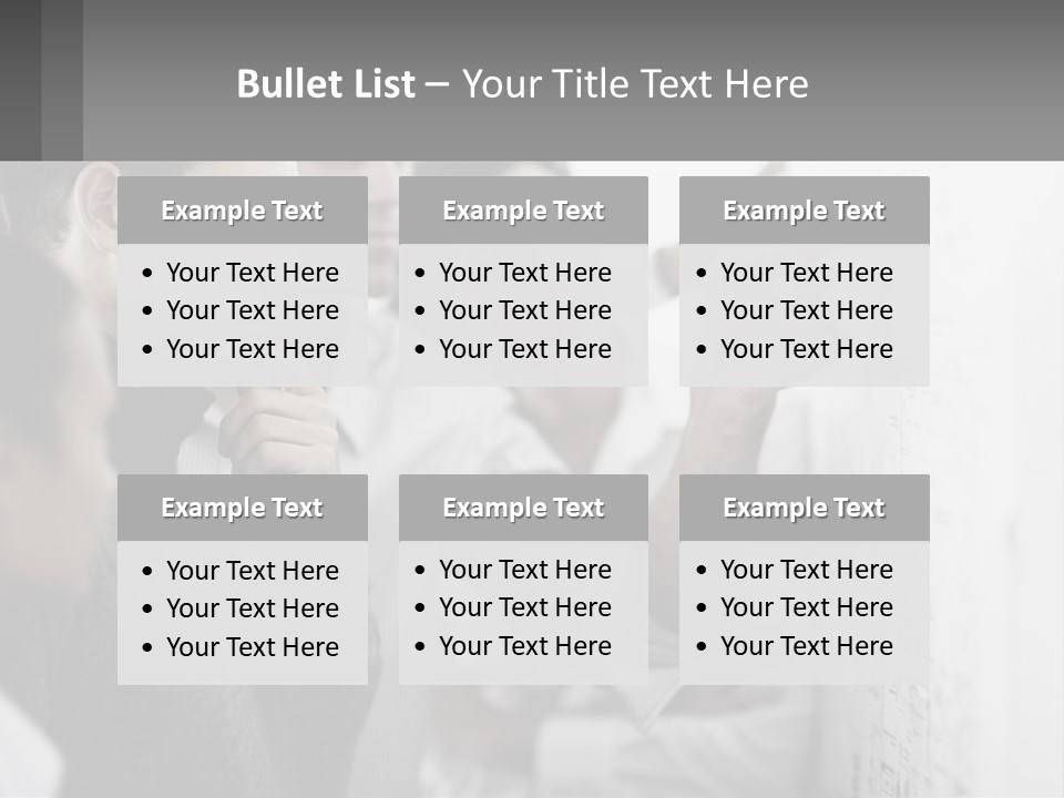 A Group Of People Looking At A Whiteboard PowerPoint Template