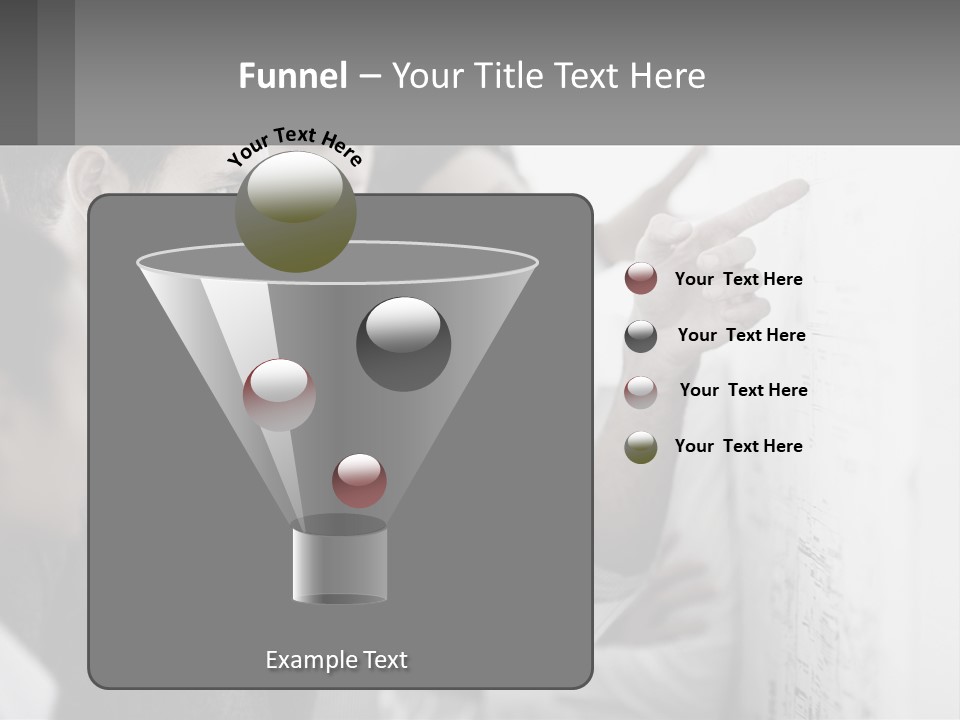 A Group Of People Looking At A Whiteboard PowerPoint Template