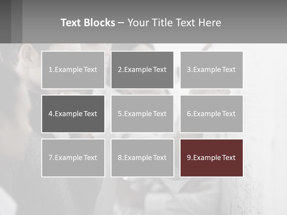 A Group Of People Looking At A Whiteboard PowerPoint Template
