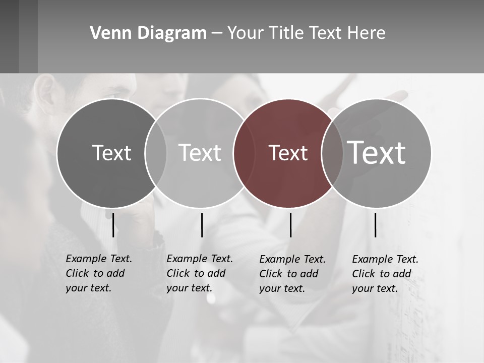 A Group Of People Looking At A Whiteboard PowerPoint Template