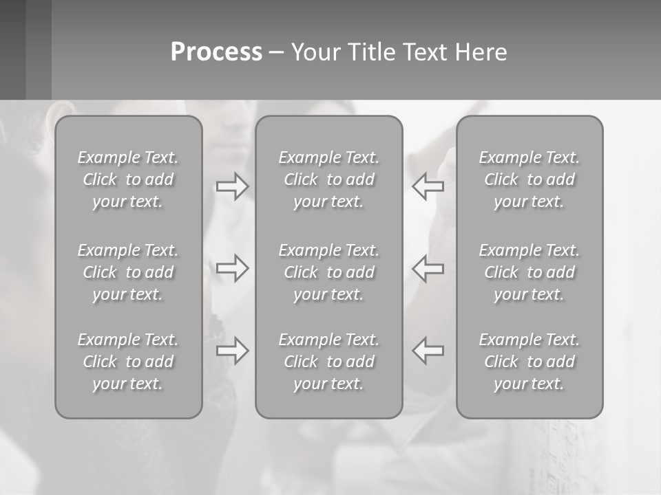 A Group Of People Looking At A Whiteboard PowerPoint Template