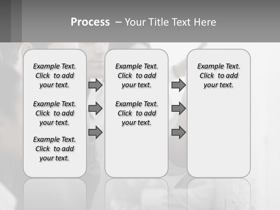 A Group Of People Looking At A Whiteboard PowerPoint Template