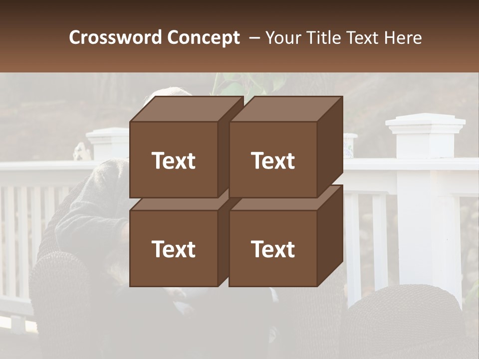 A Man Sitting On A Chair Holding A Dog PowerPoint Template