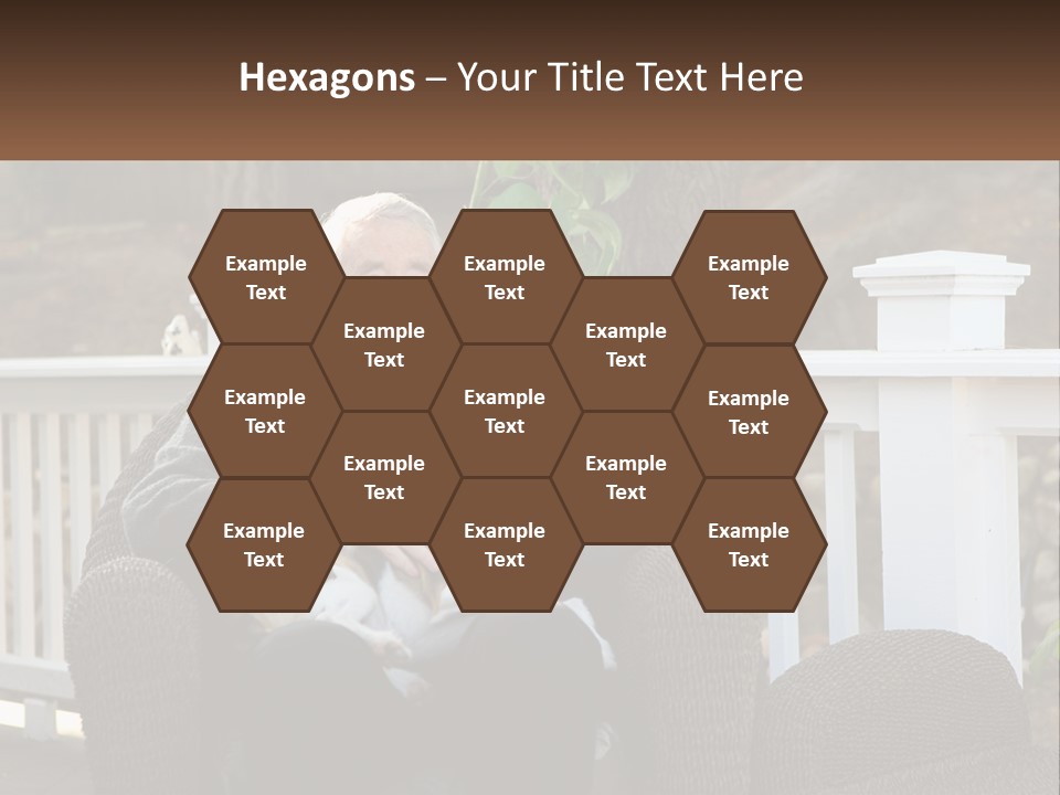 A Man Sitting On A Chair Holding A Dog PowerPoint Template