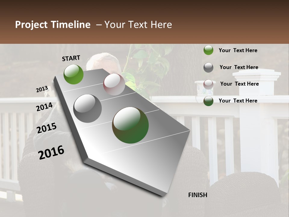 A Man Sitting On A Chair Holding A Dog PowerPoint Template