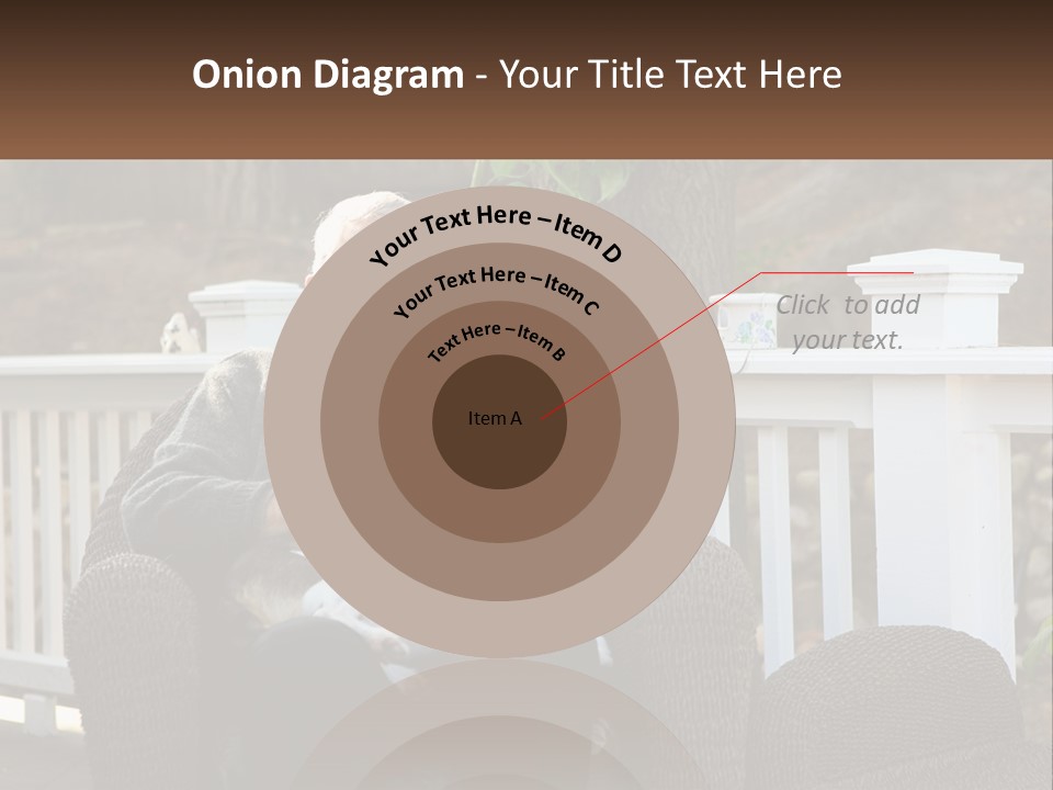 A Man Sitting On A Chair Holding A Dog PowerPoint Template