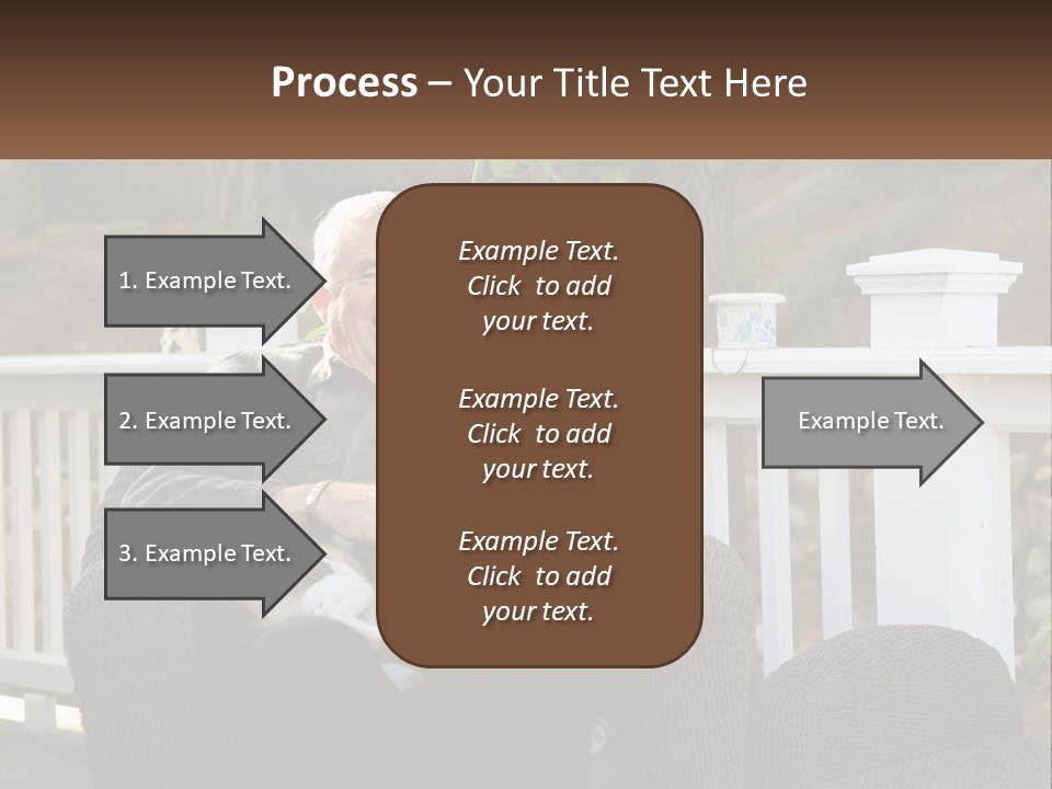A Man Sitting On A Chair Holding A Dog PowerPoint Template