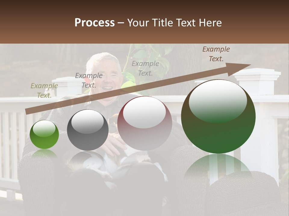 A Man Sitting On A Chair Holding A Dog PowerPoint Template