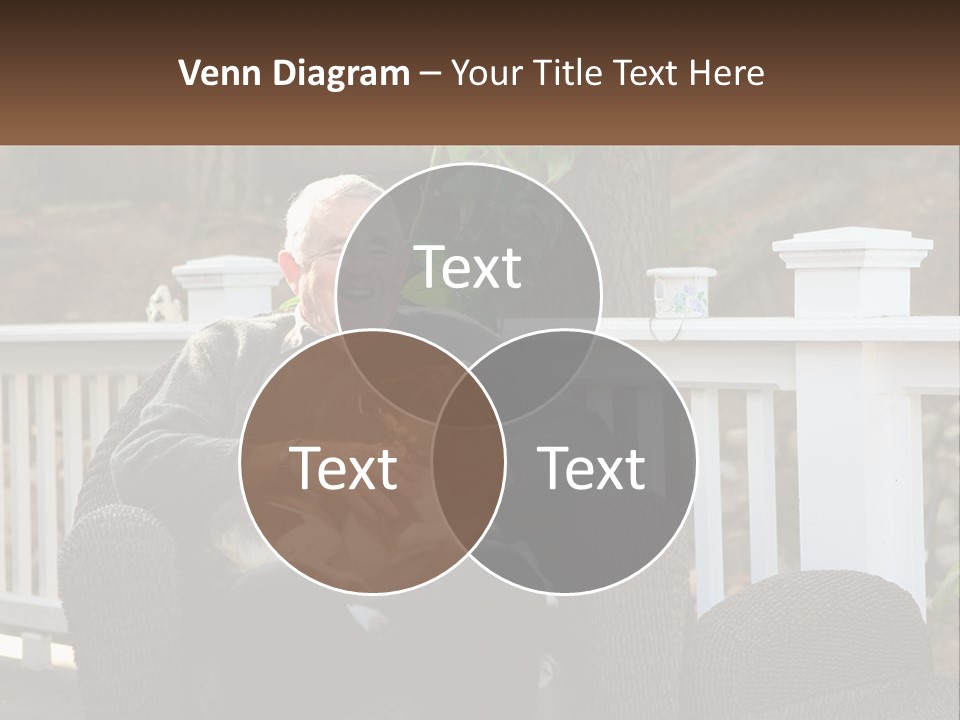 A Man Sitting On A Chair Holding A Dog PowerPoint Template