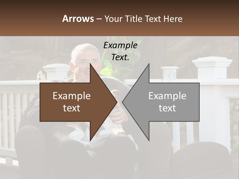 A Man Sitting On A Chair Holding A Dog PowerPoint Template