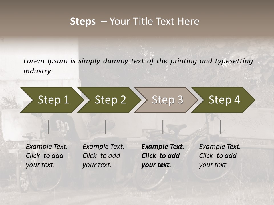 Two Boys Sitting On A Bench In A Park PowerPoint Template