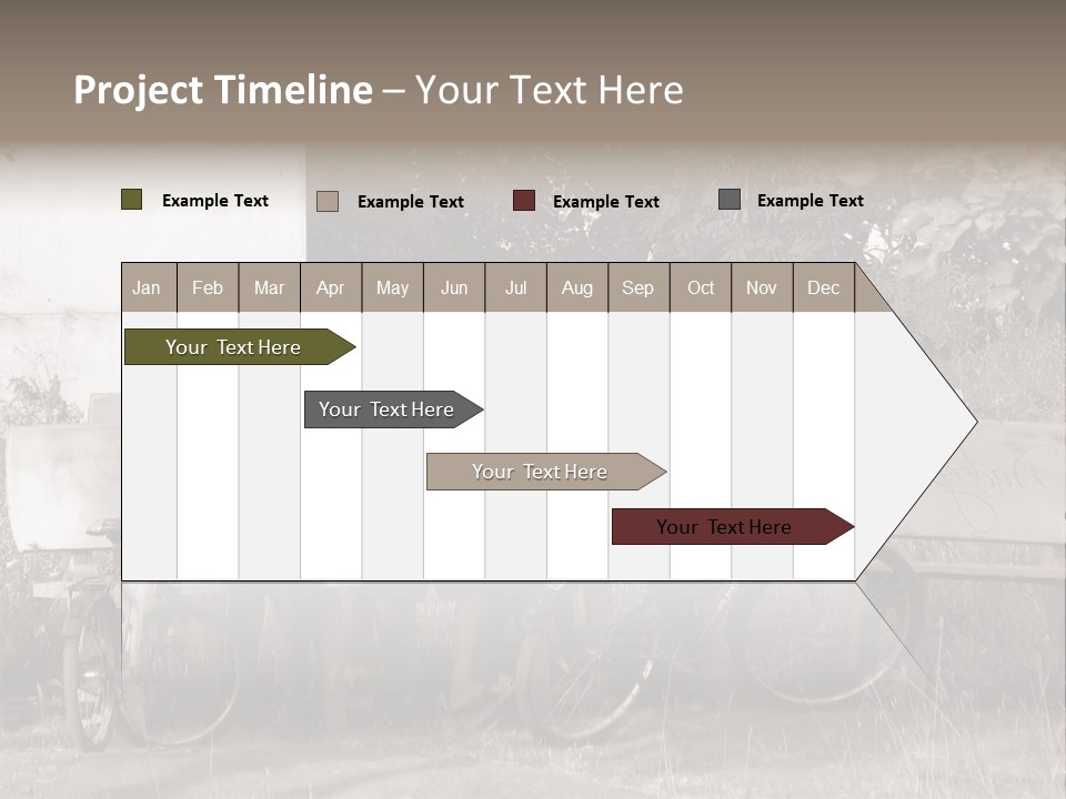 Two Boys Sitting On A Bench In A Park PowerPoint Template