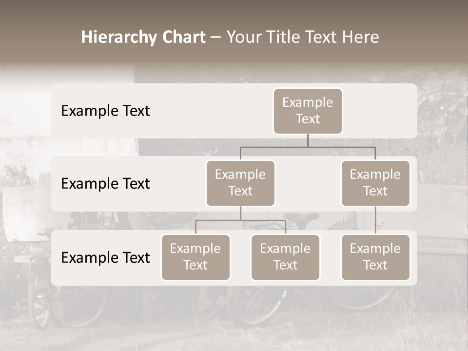 Two Boys Sitting On A Bench In A Park PowerPoint Template