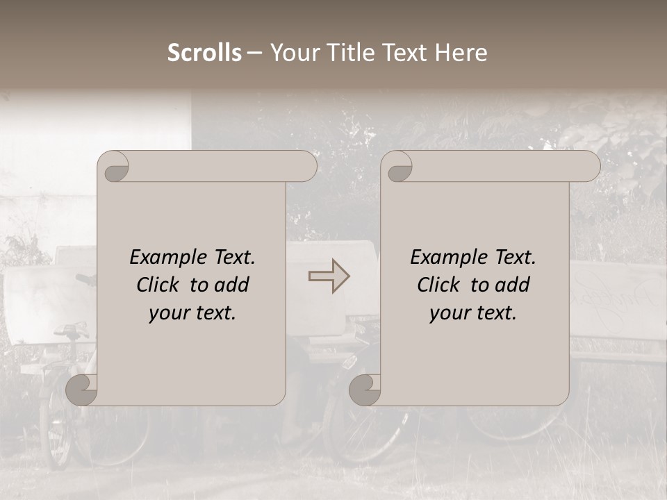 Two Boys Sitting On A Bench In A Park PowerPoint Template