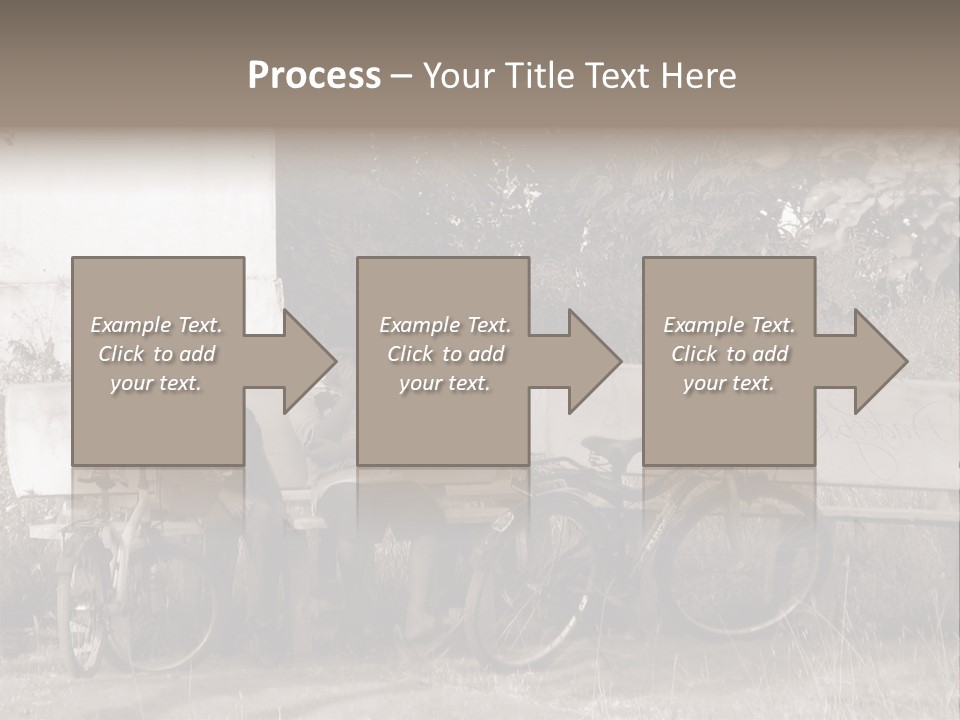 Two Boys Sitting On A Bench In A Park PowerPoint Template