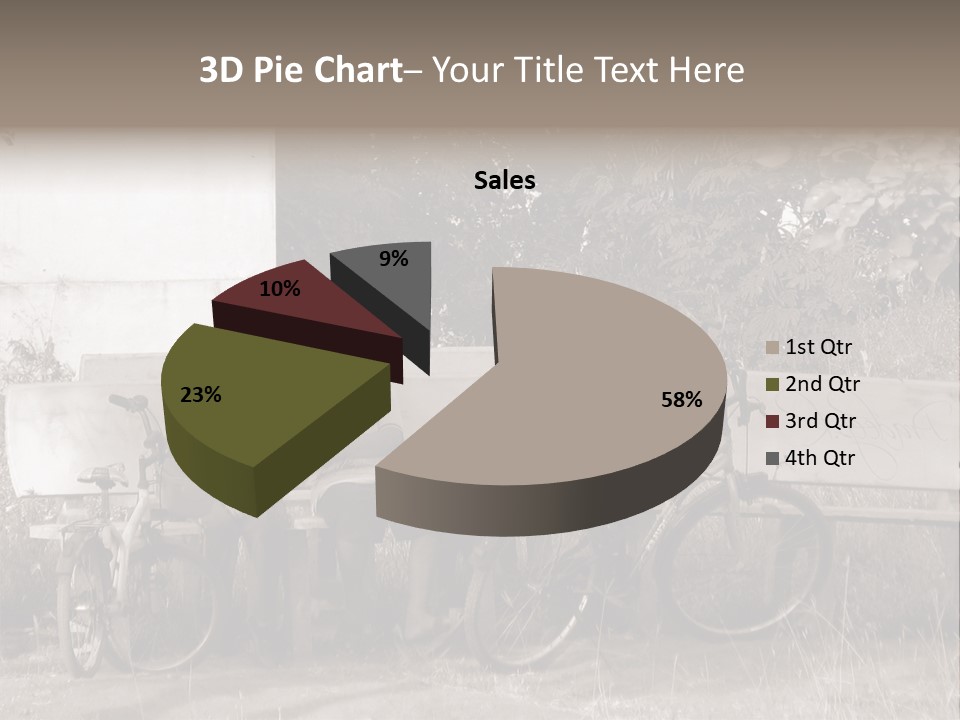 Two Boys Sitting On A Bench In A Park PowerPoint Template