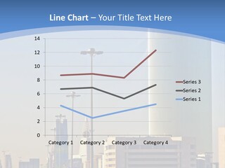 A Powerpoint Presentation With A Cityscape In The Background PowerPoint Template
