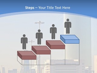 A Powerpoint Presentation With A Cityscape In The Background PowerPoint Template