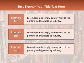 A Canal With A Bridge In The Middle Of It PowerPoint Template