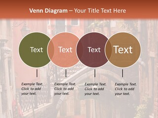 A Canal With A Bridge In The Middle Of It PowerPoint Template