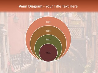 A Canal With A Bridge In The Middle Of It PowerPoint Template