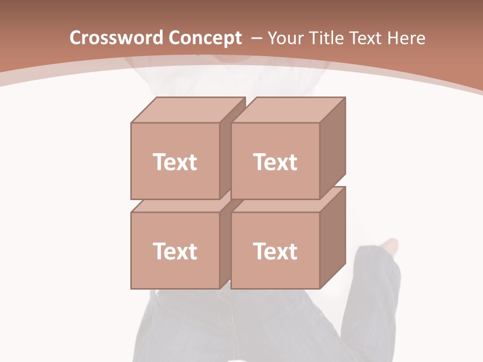 A Young Boy Jumping In The Air With His Hands Up PowerPoint Template