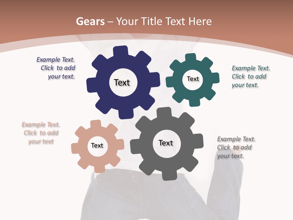 A Young Boy Jumping In The Air With His Hands Up PowerPoint Template