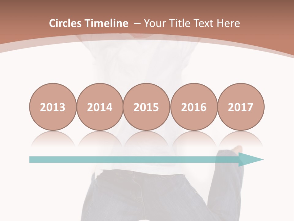 A Young Boy Jumping In The Air With His Hands Up PowerPoint Template