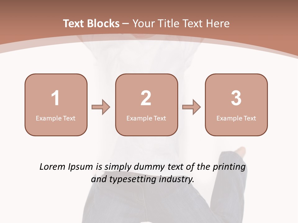 A Young Boy Jumping In The Air With His Hands Up PowerPoint Template