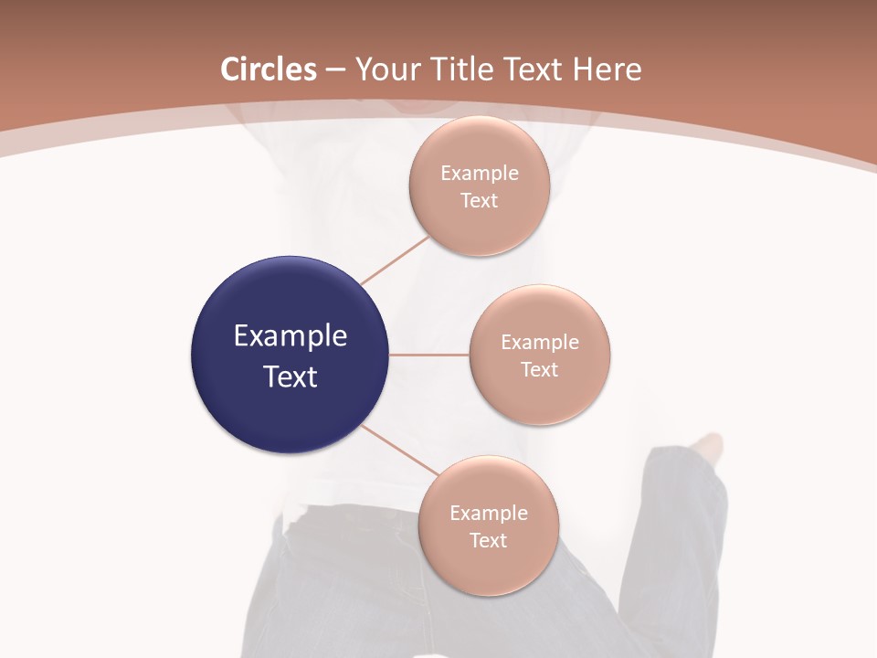 A Young Boy Jumping In The Air With His Hands Up PowerPoint Template