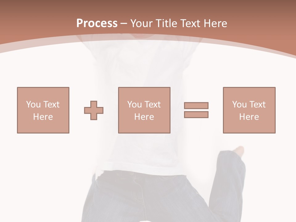 A Young Boy Jumping In The Air With His Hands Up PowerPoint Template