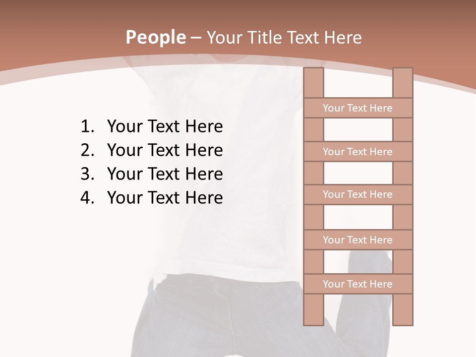 A Young Boy Jumping In The Air With His Hands Up PowerPoint Template