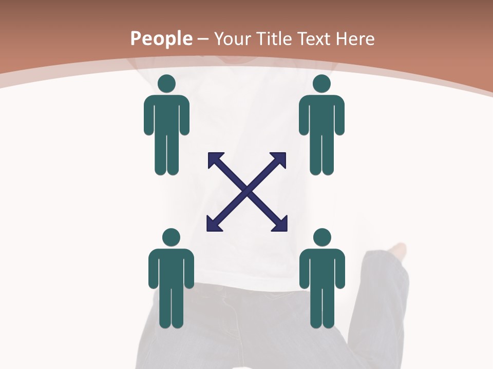 A Young Boy Jumping In The Air With His Hands Up PowerPoint Template