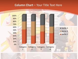 A Man In A Hard Hat Holding A Hammer PowerPoint Template