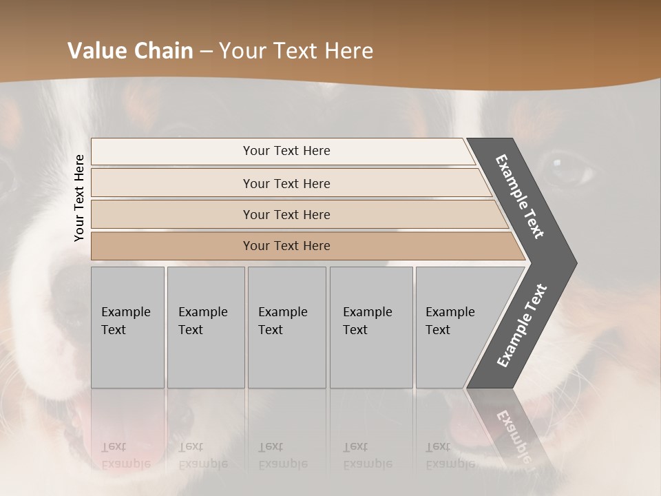 A Couple Of Dogs That Are Next To Each Other PowerPoint Template
