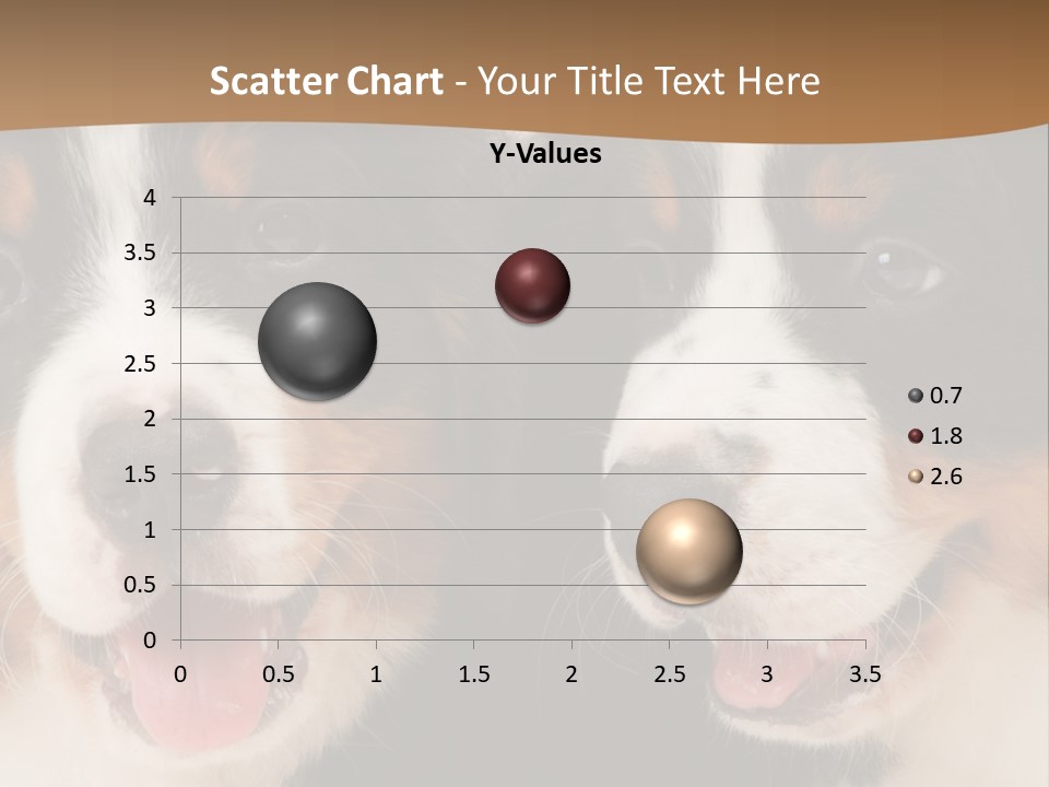 A Couple Of Dogs That Are Next To Each Other PowerPoint Template