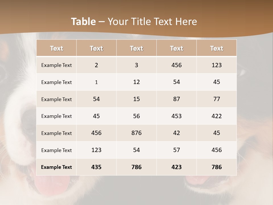 A Couple Of Dogs That Are Next To Each Other PowerPoint Template