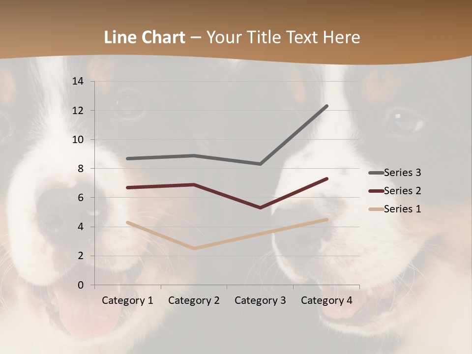 A Couple Of Dogs That Are Next To Each Other PowerPoint Template
