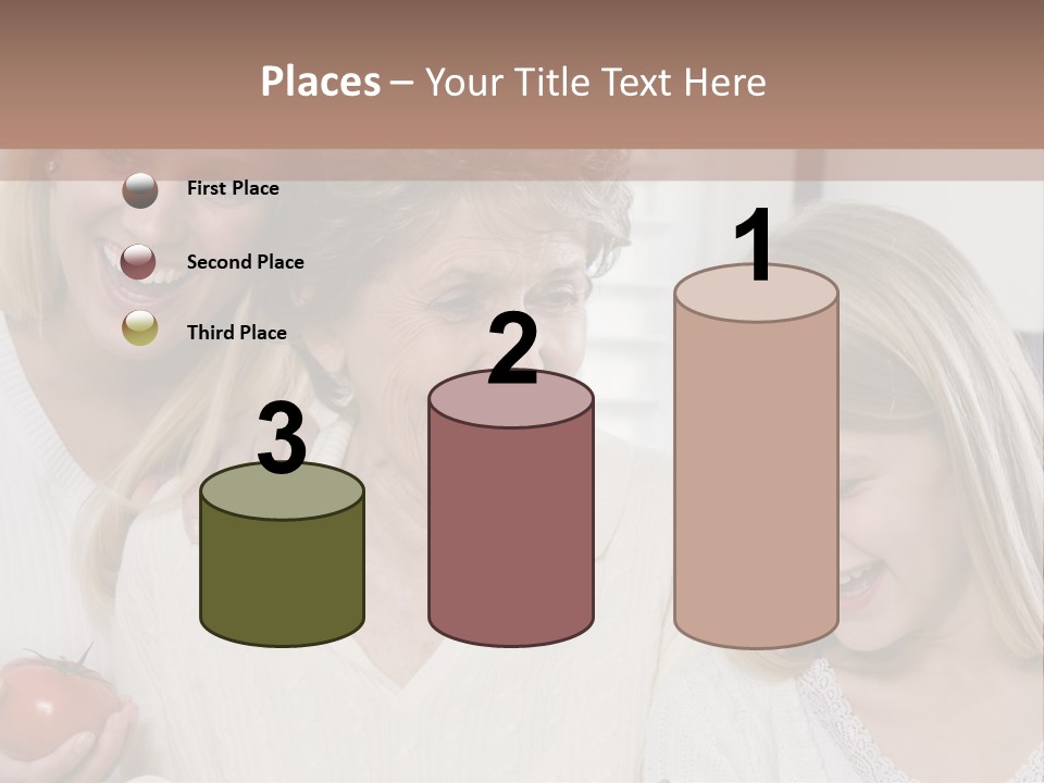 A Group Of Women Standing Next To Each Other PowerPoint Template